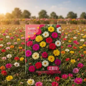 মিক্স পোর্টুলিকা ফুলের বীজ (1000+ Seeds)এক গাছে ৫ রঙের ফুল