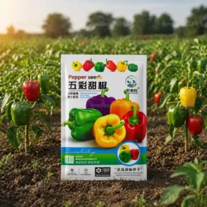 ৫ কালার ক্যাপসিকাম বীজ (100+ Seeds)এক গাছে বিভিন্ন রঙ, বেশি ফলন